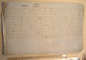 Dijon, Archives départementales de la Côte d’Or (www.archives.cotedor.fr), 15 H 66, pièce 20 (Réutilisation soumise à conditions)